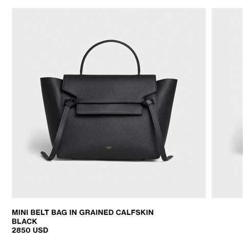 celine mini belt bag dupe